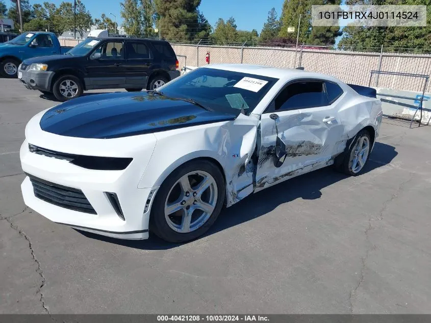 2018 Chevrolet Camaro 1Lt VIN: 1G1FB1RX4J0114524 Lot: 40421208