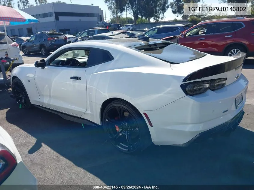 2018 Chevrolet Camaro 1Ss VIN: 1G1FE1R79J0143802 Lot: 40422145