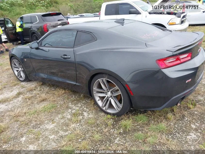 2018 Chevrolet Camaro Lt VIN: 1G1FB1RS9J0147751 Lot: 40516614