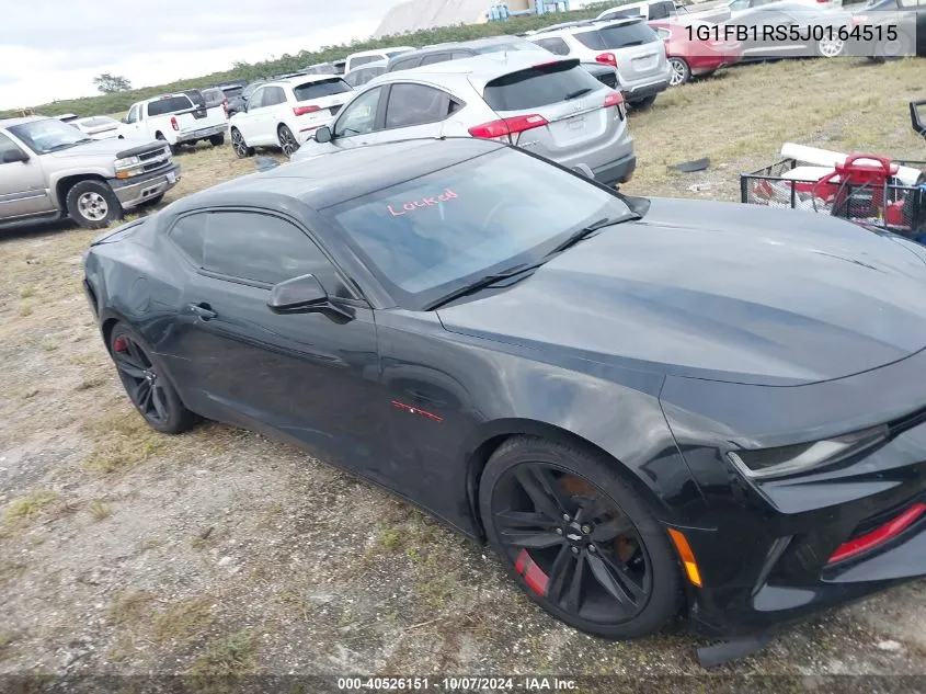 2018 Chevrolet Camaro 1Lt VIN: 1G1FB1RS5J0164515 Lot: 40526151