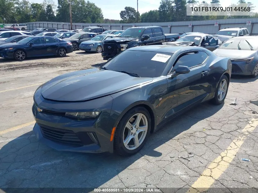 2018 Chevrolet Camaro Lt VIN: 1G1FB1RX9J0144568 Lot: 40559581