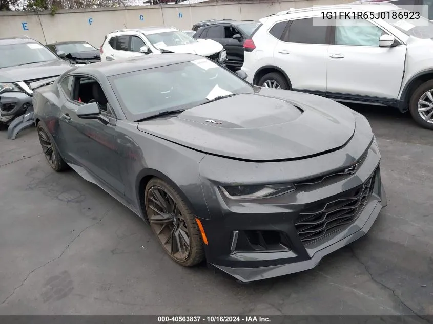 2018 Chevrolet Camaro Zl1 VIN: 1G1FK1R65J0186923 Lot: 40563837