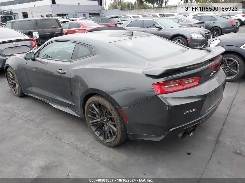 2018 Chevrolet Camaro Zl1 VIN: 1G1FK1R65J0186923 Lot: 40563837