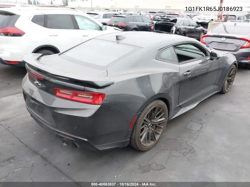 2018 Chevrolet Camaro Zl1 VIN: 1G1FK1R65J0186923 Lot: 40563837