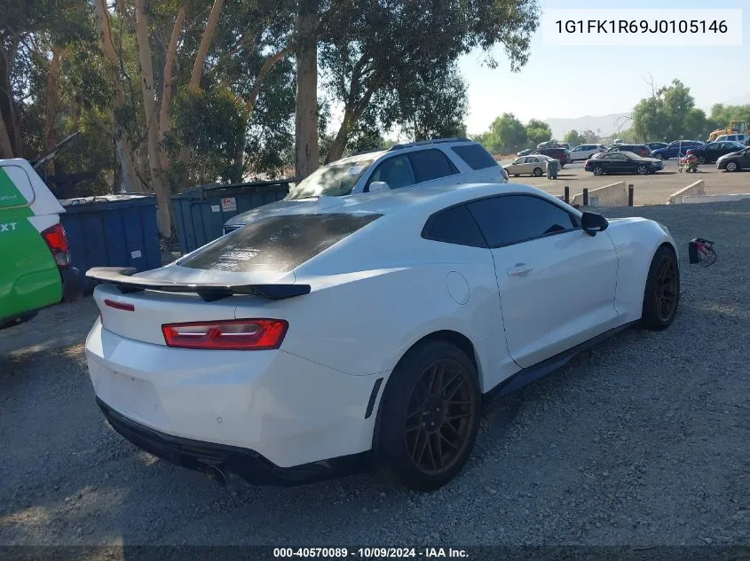 2018 Chevrolet Camaro Zl1 VIN: 1G1FK1R69J0105146 Lot: 40588470