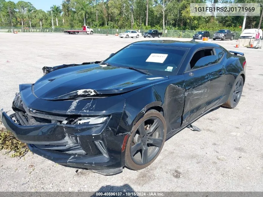 2018 Chevrolet Camaro 1Lt VIN: 1G1FB1RS2J0171969 Lot: 40596137