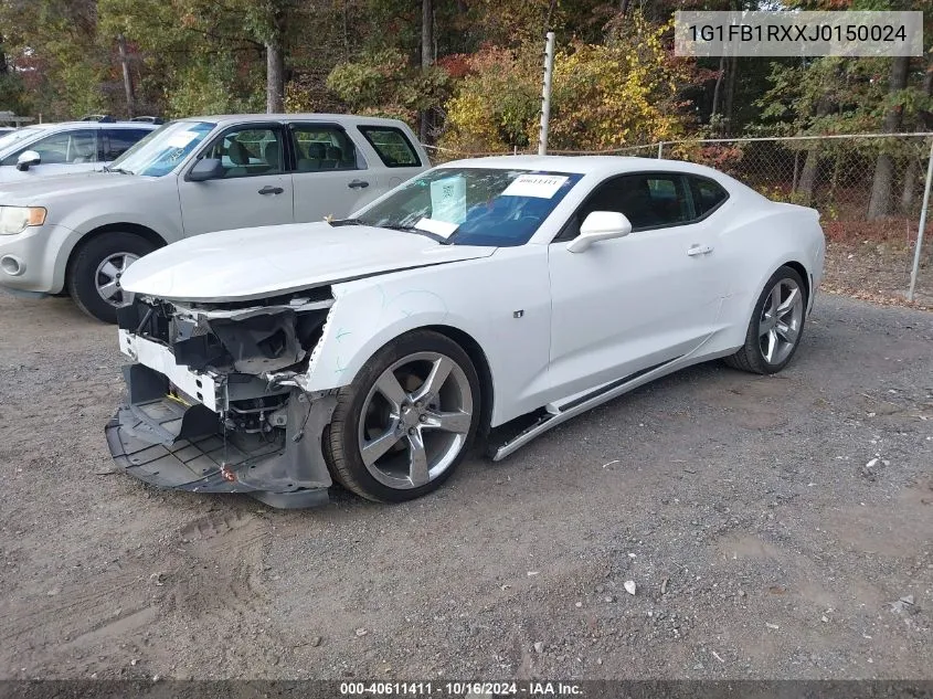 2018 Chevrolet Camaro 1Lt VIN: 1G1FB1RXXJ0150024 Lot: 40611411