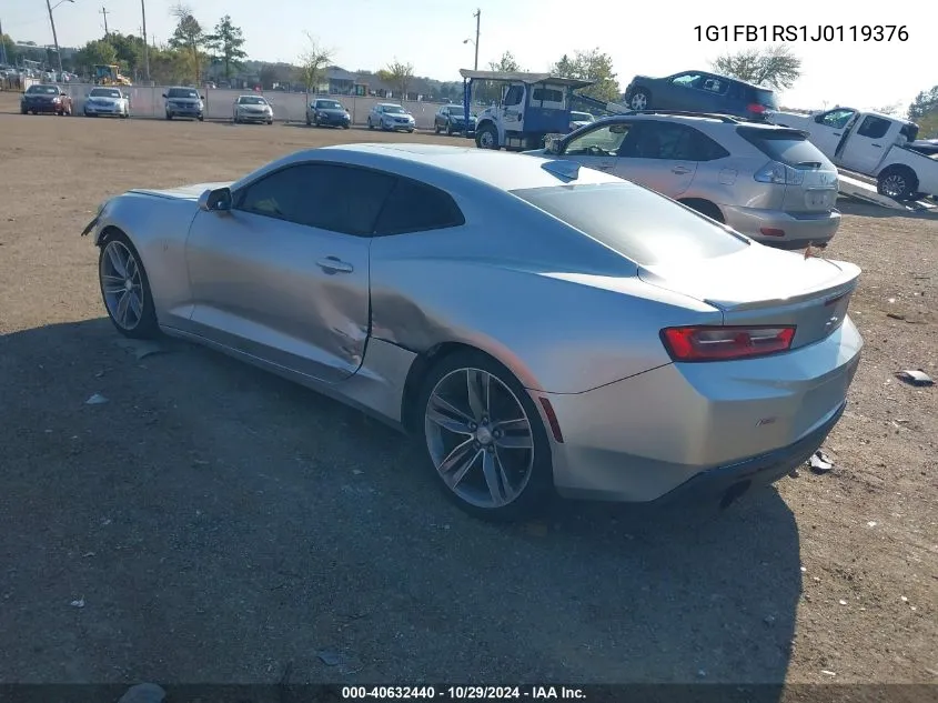 2018 Chevrolet Camaro 1Lt VIN: 1G1FB1RS1J0119376 Lot: 40632440