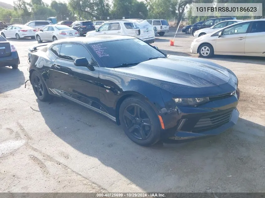 2018 Chevrolet Camaro 1Lt VIN: 1G1FB1RS8J0186623 Lot: 40725699