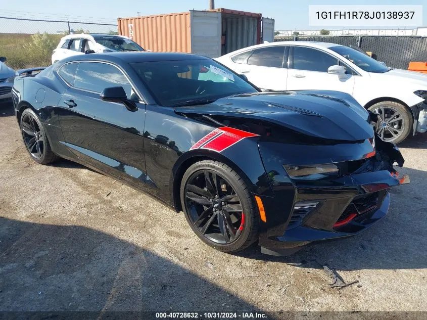 2018 Chevrolet Camaro 2Ss VIN: 1G1FH1R78J0138937 Lot: 40728632