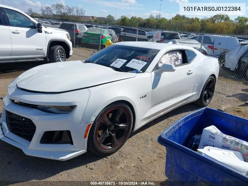 2018 Chevrolet Camaro 1Ls VIN: 1G1FA1RS0J0122384 Lot: 40735673