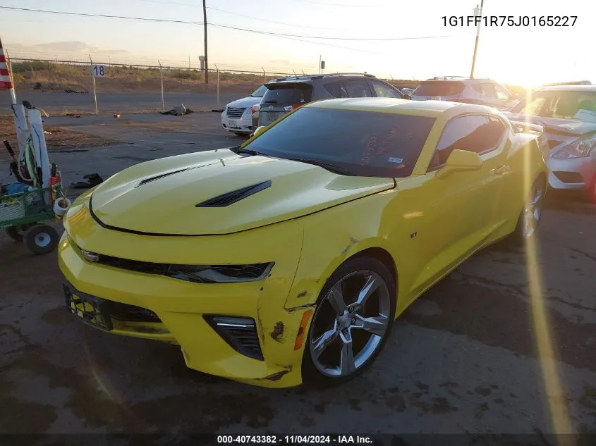 2018 Chevrolet Camaro 1Ss VIN: 1G1FF1R75J0165227 Lot: 40743382