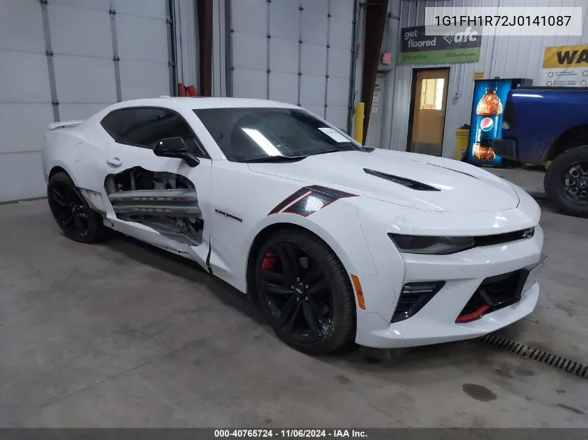 2018 Chevrolet Camaro 2Ss VIN: 1G1FH1R72J0141087 Lot: 40765724