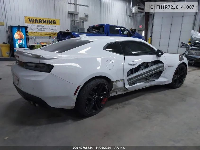 2018 Chevrolet Camaro 2Ss VIN: 1G1FH1R72J0141087 Lot: 40765724