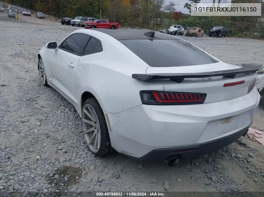 2018 Chevrolet Camaro 1Lt VIN: 1G1FB1RXXJ0116150 Lot: 40788932