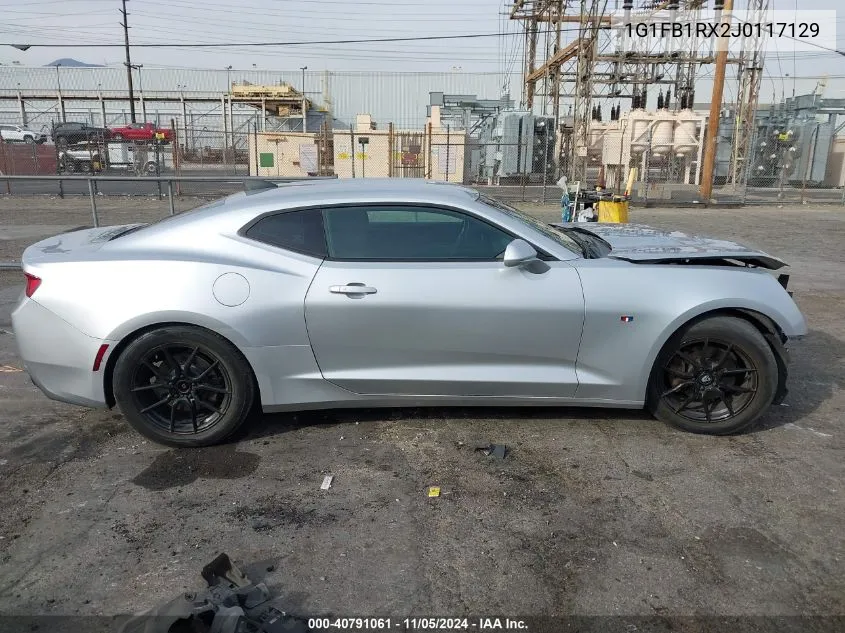 2018 Chevrolet Camaro 1Lt VIN: 1G1FB1RX2J0117129 Lot: 40791061