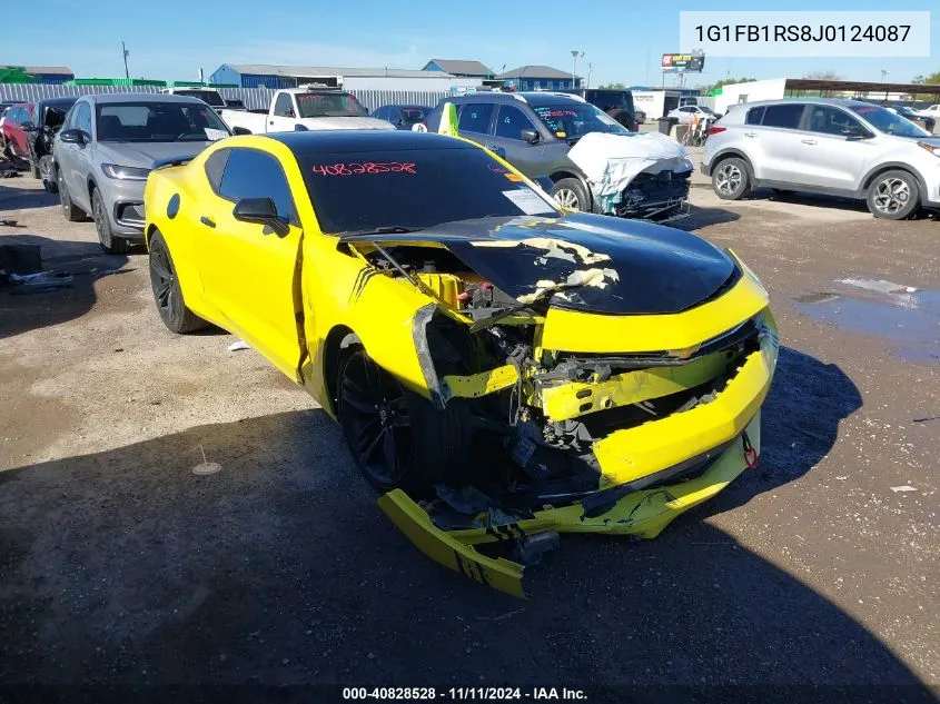 2018 Chevrolet Camaro 1Lt VIN: 1G1FB1RS8J0124087 Lot: 40828528