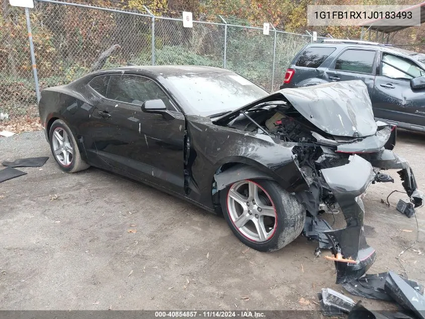 1G1FB1RX1J0183493 2018 Chevrolet Camaro 1Lt