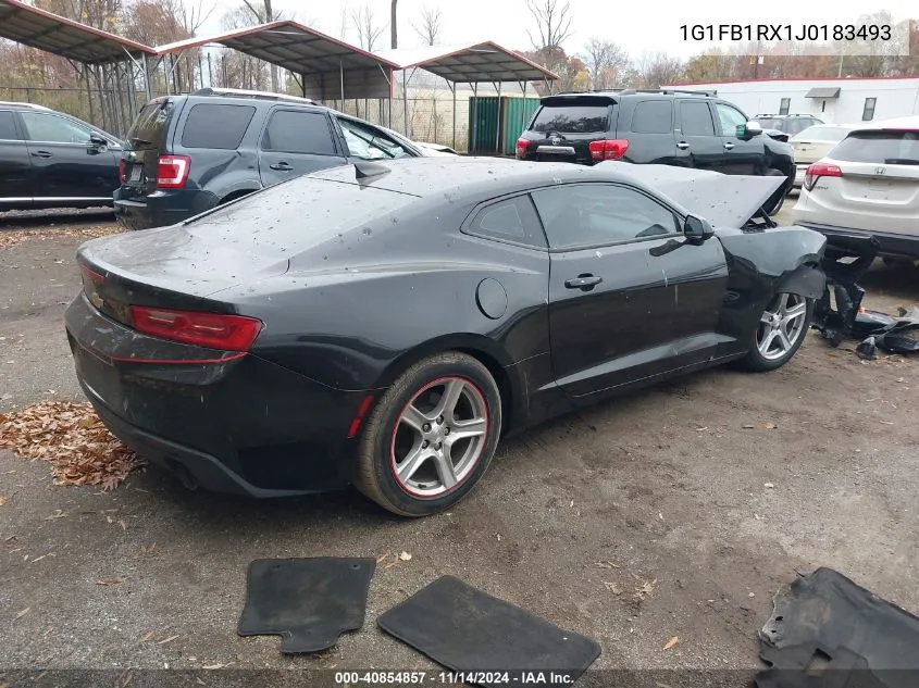 1G1FB1RX1J0183493 2018 Chevrolet Camaro 1Lt