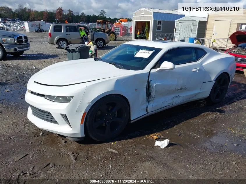 2018 Chevrolet Camaro 1Lt VIN: 1G1FB1RSXJ0110210 Lot: 40900976