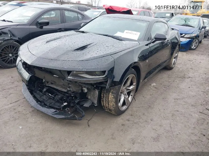 2018 Chevrolet Camaro 1Ss VIN: 1G1FF1R74J0114771 Lot: 40902243