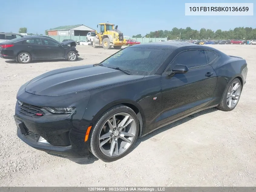 2019 Chevrolet Camaro Ls/Lt VIN: 1G1FB1RS8K0136659 Lot: 12079664