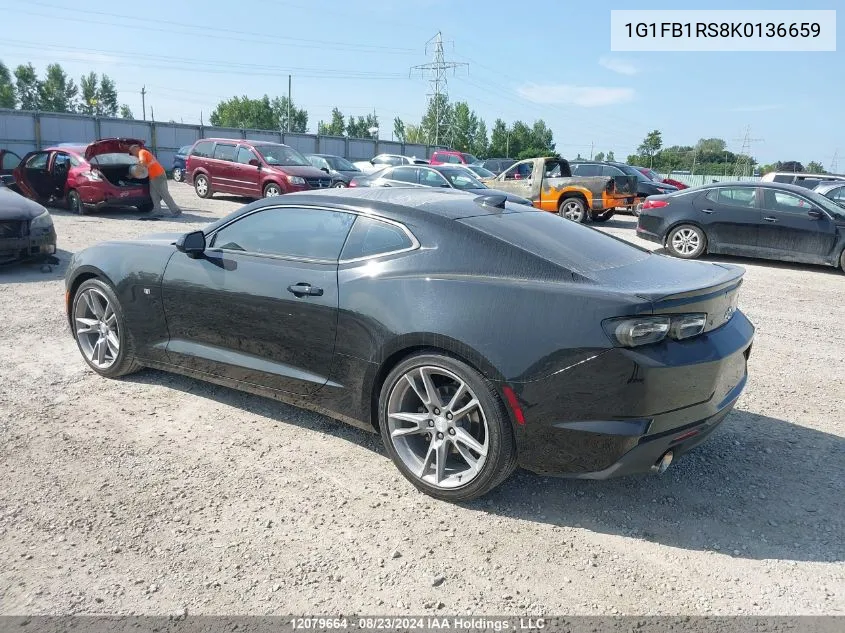 2019 Chevrolet Camaro Ls/Lt VIN: 1G1FB1RS8K0136659 Lot: 12079664