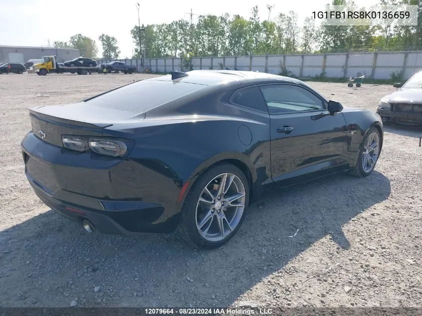 2019 Chevrolet Camaro Ls/Lt VIN: 1G1FB1RS8K0136659 Lot: 12079664