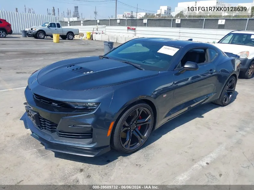 2019 Chevrolet Camaro 2Ss VIN: 1G1FG1R7XK0128639 Lot: 39589732