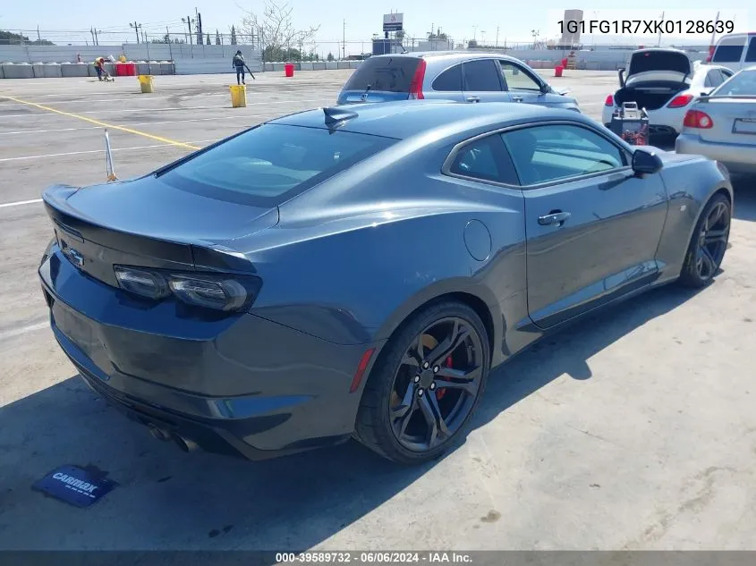 2019 Chevrolet Camaro 2Ss VIN: 1G1FG1R7XK0128639 Lot: 39589732