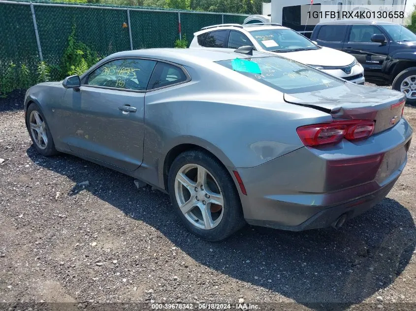 2019 Chevrolet Camaro 1Lt VIN: 1G1FB1RX4K0130658 Lot: 39678342