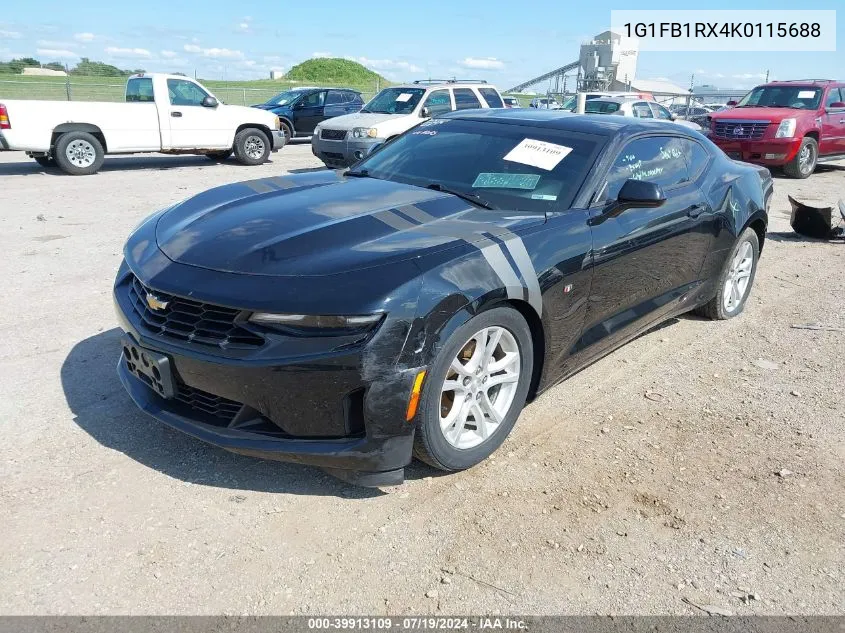 1G1FB1RX4K0115688 2019 Chevrolet Camaro 1Ls