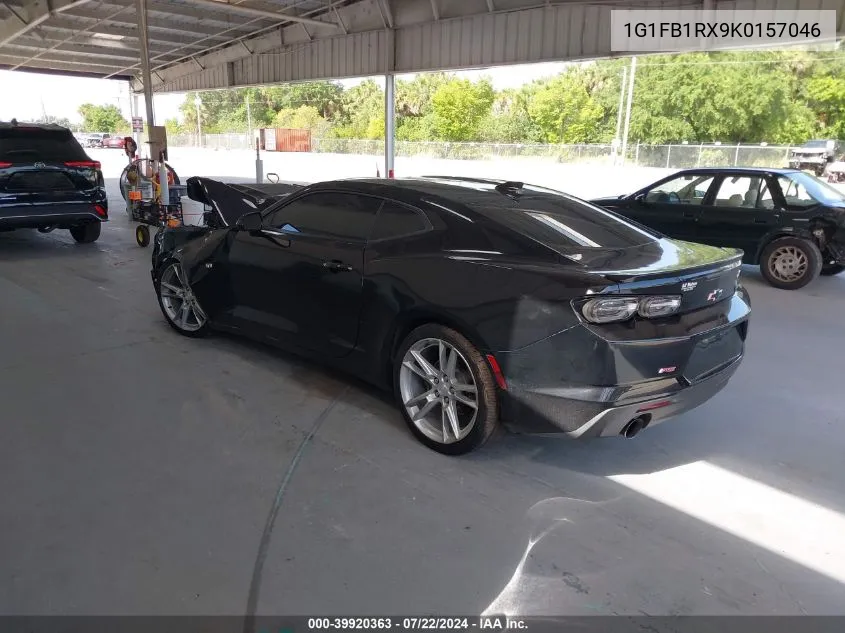 1G1FB1RX9K0157046 2019 Chevrolet Camaro 1Lt