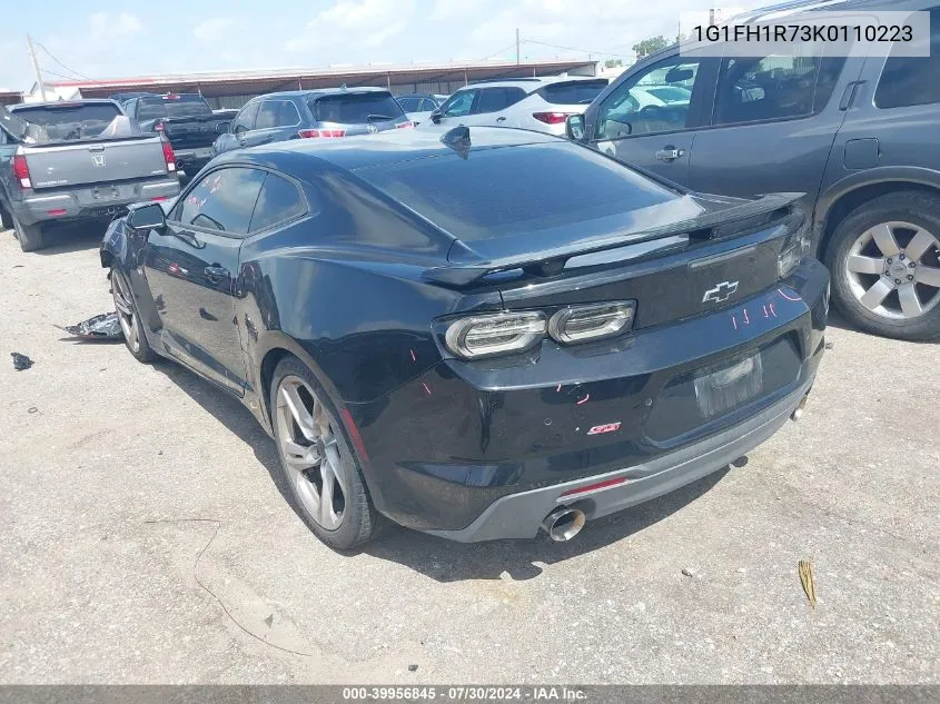 1G1FH1R73K0110223 2019 Chevrolet Camaro 2Ss