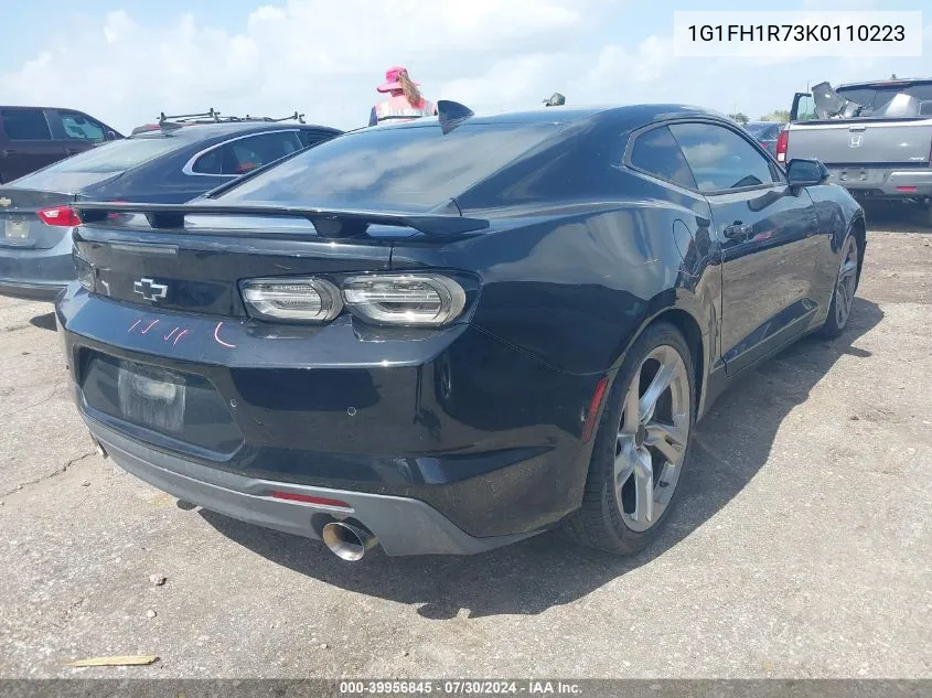 1G1FH1R73K0110223 2019 Chevrolet Camaro 2Ss