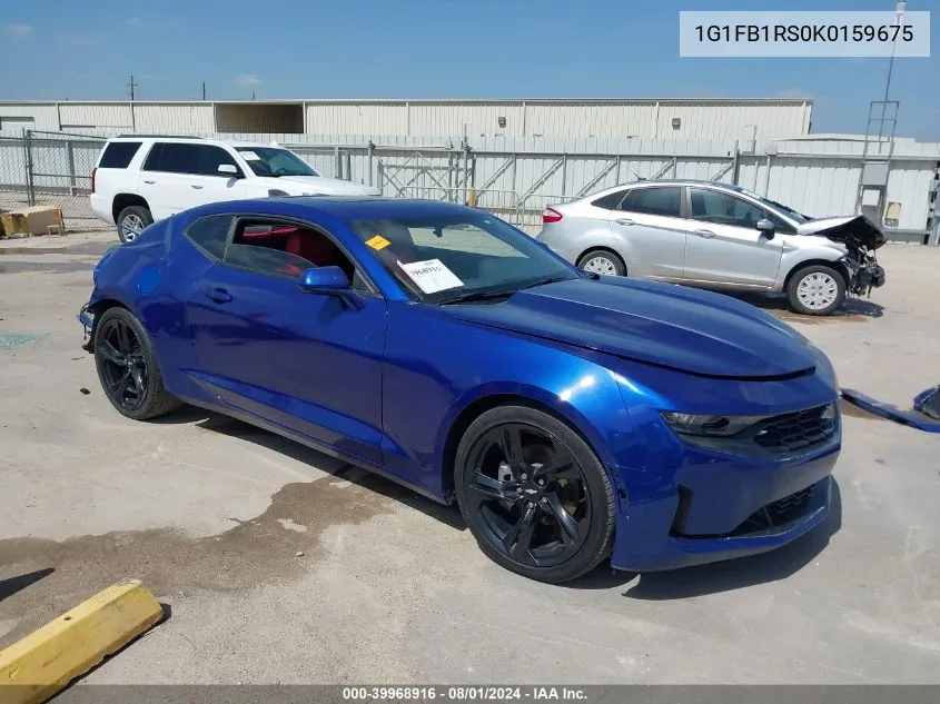 2019 Chevrolet Camaro 1Lt VIN: 1G1FB1RS0K0159675 Lot: 39968916