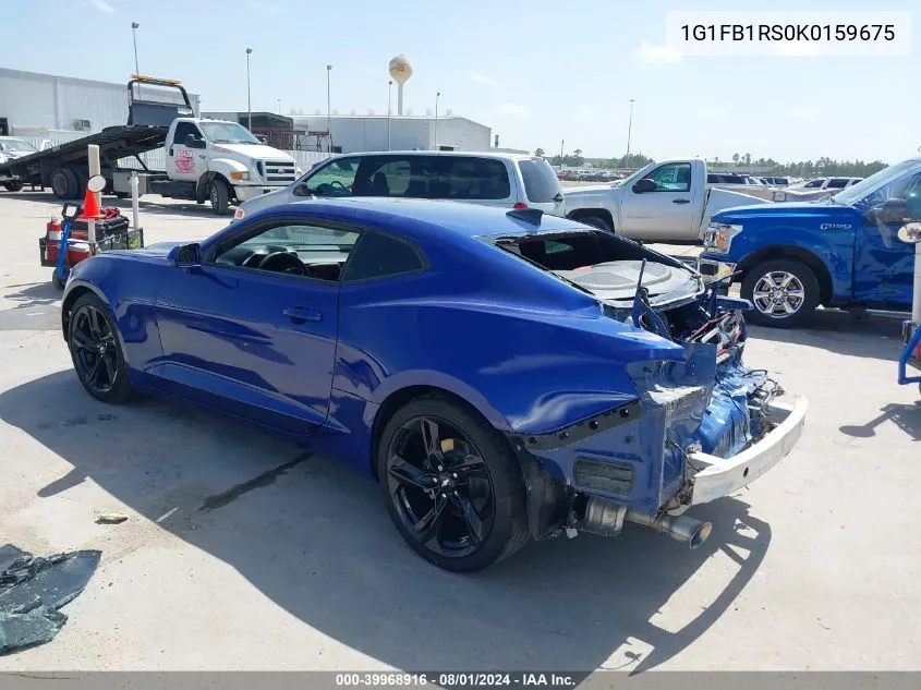 2019 Chevrolet Camaro 1Lt VIN: 1G1FB1RS0K0159675 Lot: 39968916