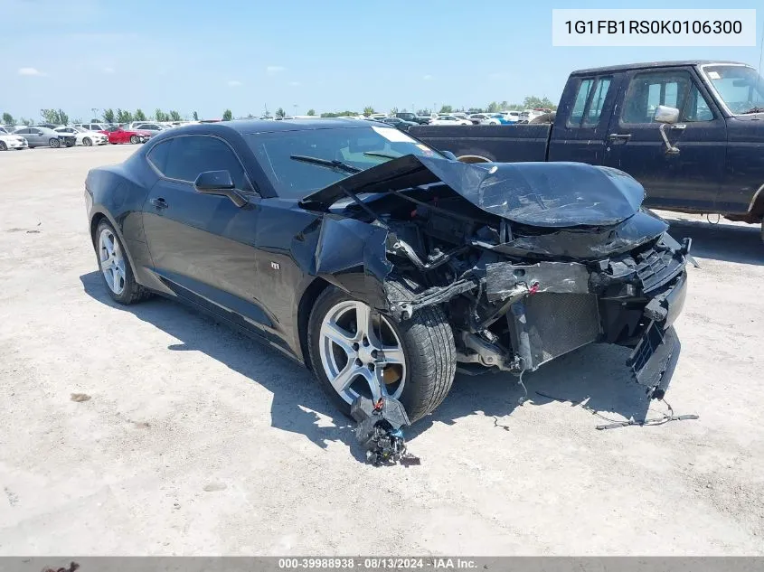 2019 Chevrolet Camaro 1Lt VIN: 1G1FB1RS0K0106300 Lot: 39988938