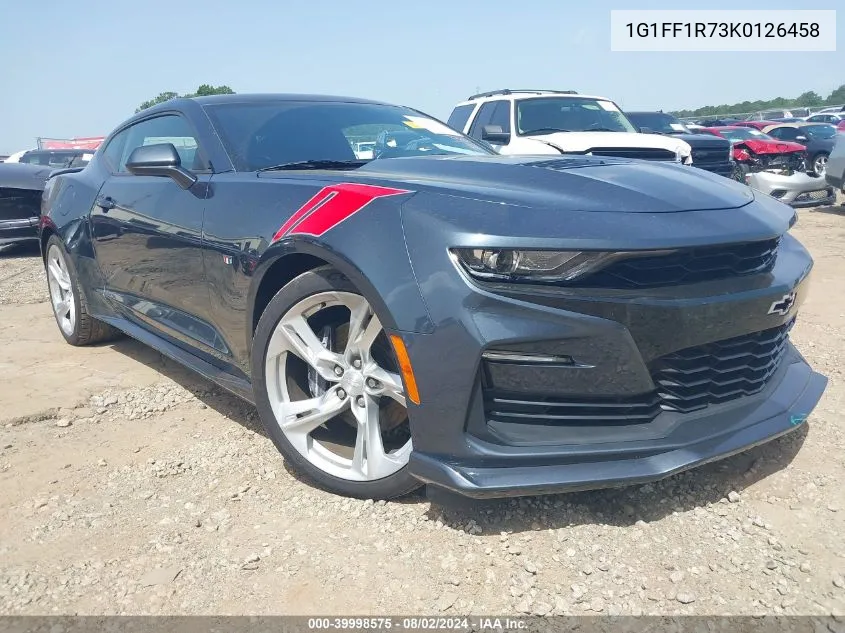 2019 Chevrolet Camaro 1Ss VIN: 1G1FF1R73K0126458 Lot: 39998575