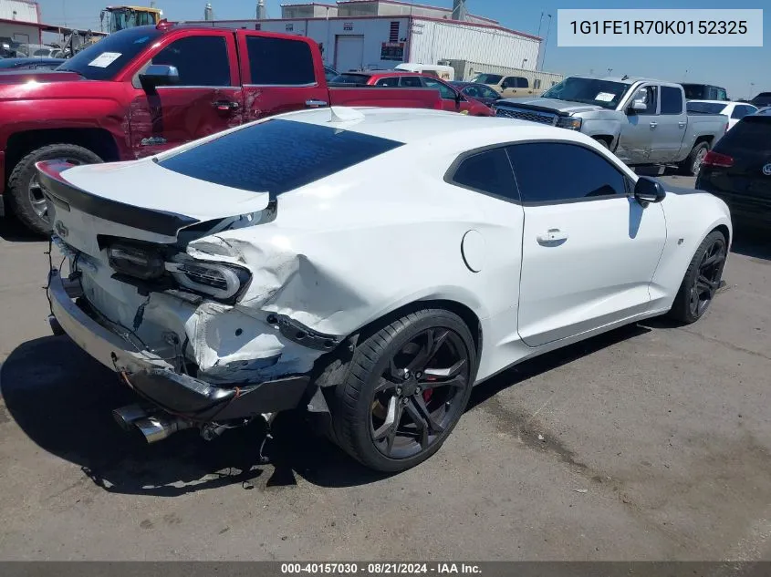 2019 Chevrolet Camaro 1Ss VIN: 1G1FE1R70K0152325 Lot: 40157030