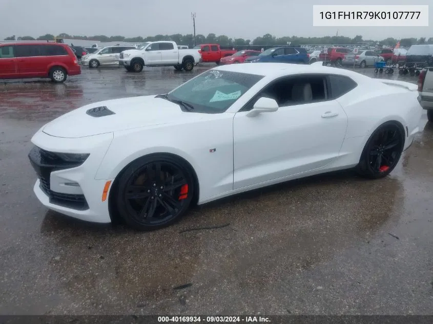 2019 Chevrolet Camaro 2Ss VIN: 1G1FH1R79K0107777 Lot: 40169934