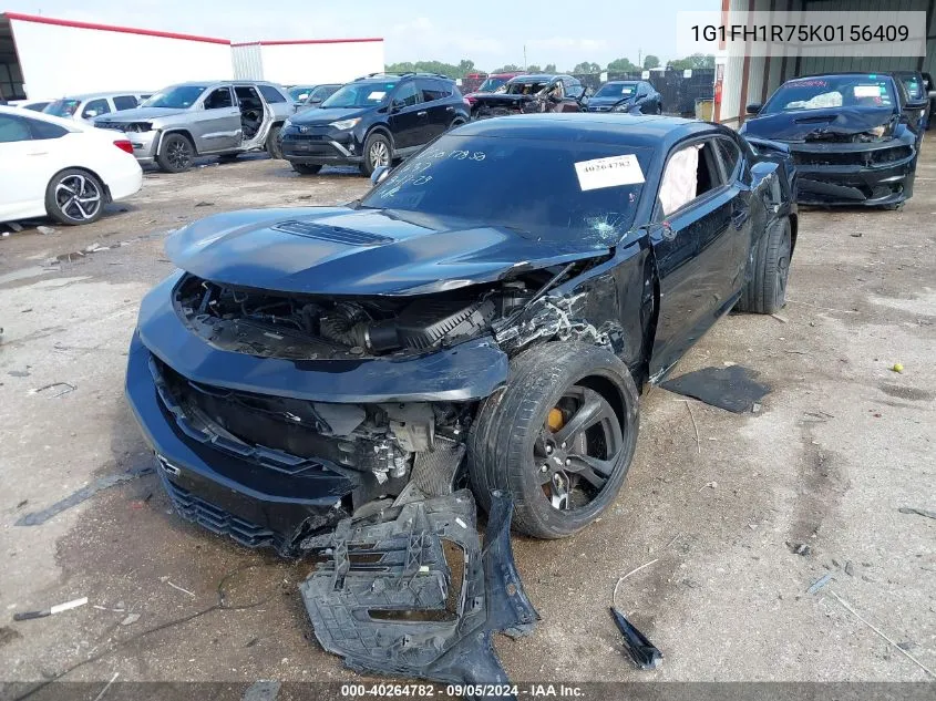 2019 Chevrolet Camaro Ss VIN: 1G1FH1R75K0156409 Lot: 40264782