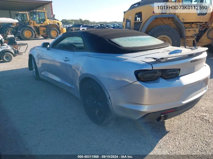 1G1FH3D73K0112590 2019 Chevrolet Camaro 2Ss