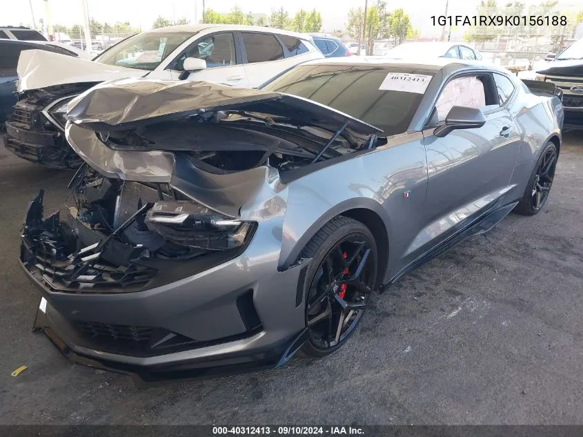 2019 Chevrolet Camaro Ls/Lt VIN: 1G1FA1RX9K0156188 Lot: 40312413