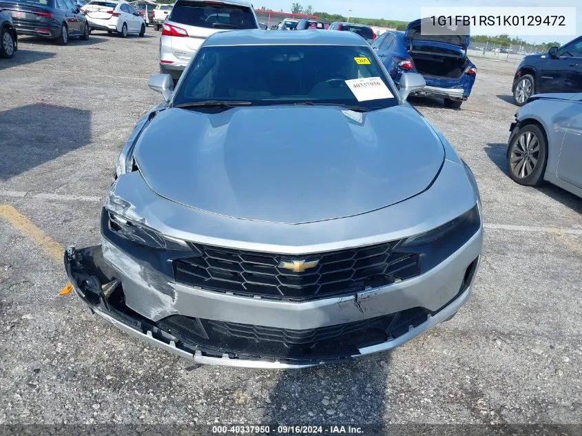 2019 Chevrolet Camaro 1Lt VIN: 1G1FB1RS1K0129472 Lot: 40337950