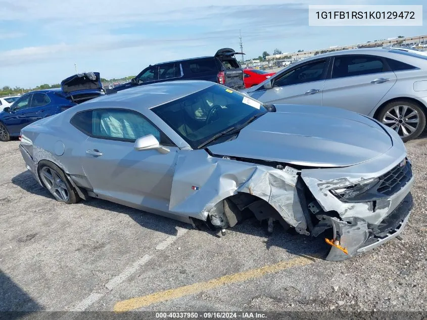 2019 Chevrolet Camaro 1Lt VIN: 1G1FB1RS1K0129472 Lot: 40337950