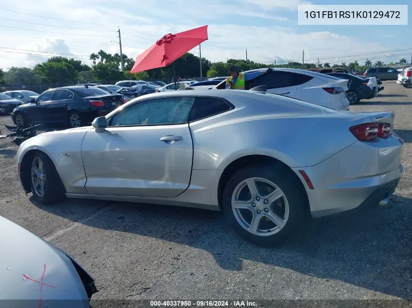 2019 Chevrolet Camaro 1Lt VIN: 1G1FB1RS1K0129472 Lot: 40337950