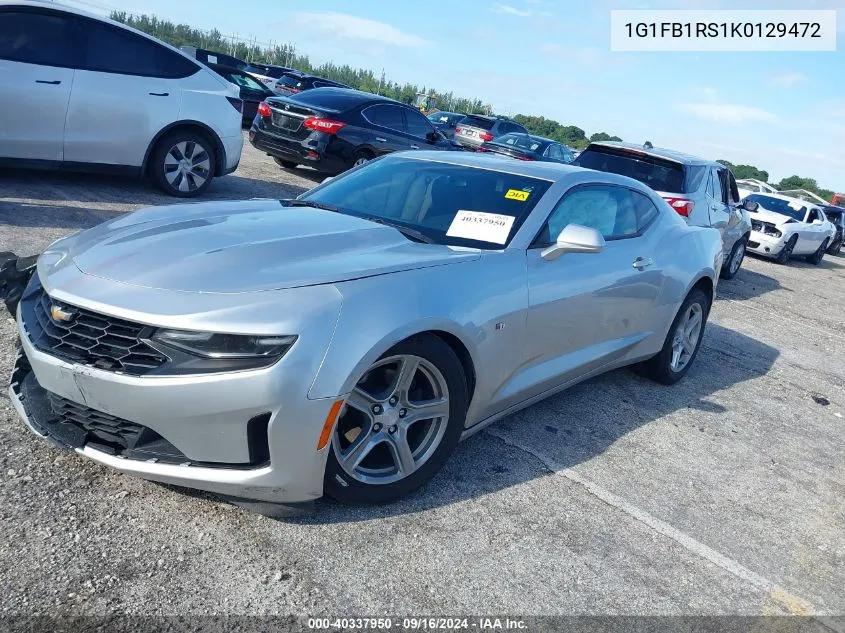 2019 Chevrolet Camaro 1Lt VIN: 1G1FB1RS1K0129472 Lot: 40337950