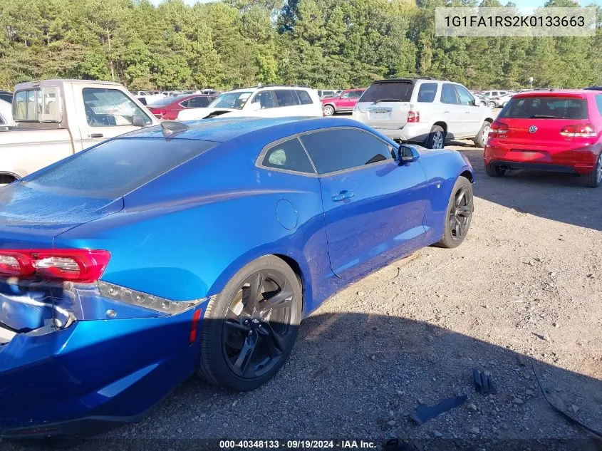 2019 Chevrolet Camaro 1Lt VIN: 1G1FA1RS2K0133663 Lot: 40348133