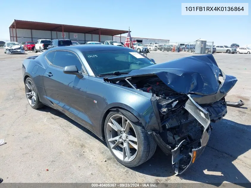 2019 Chevrolet Camaro Ls/Lt VIN: 1G1FB1RX4K0136864 Lot: 40405367